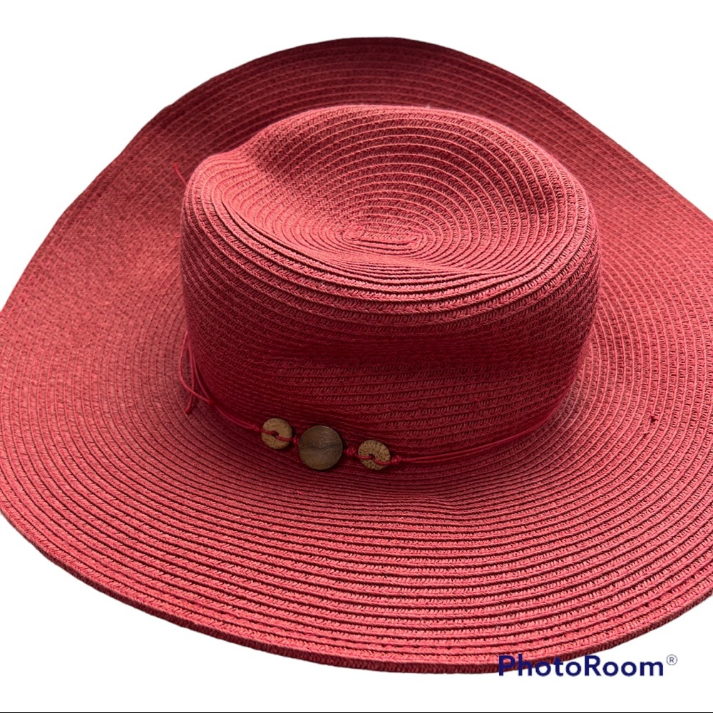 Croft & Barrow hat one size red Good condition boho, bohemians